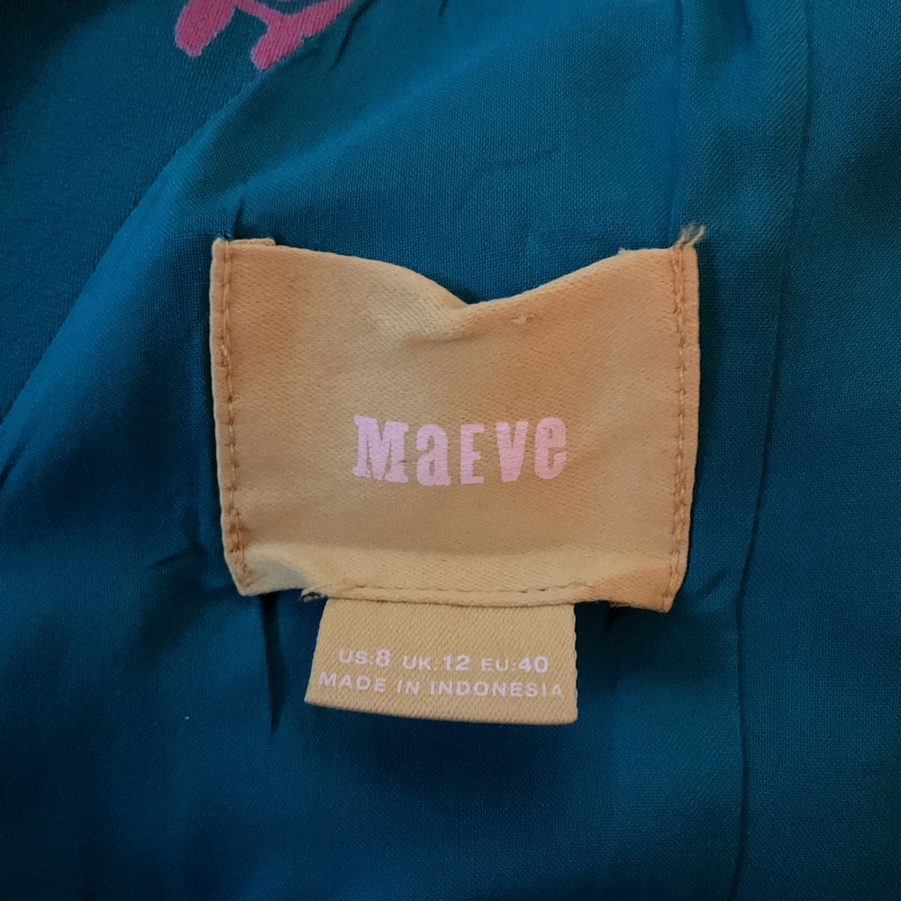 (Lori) Maeve Blue Pink Maxi Sundress - Picture 6 of 9